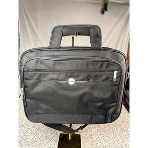 Dell Black Laptop Messenger Bag with Shoulder Strap & Pockets​​